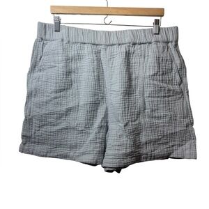 Madewell Gray Textured Women Shorts